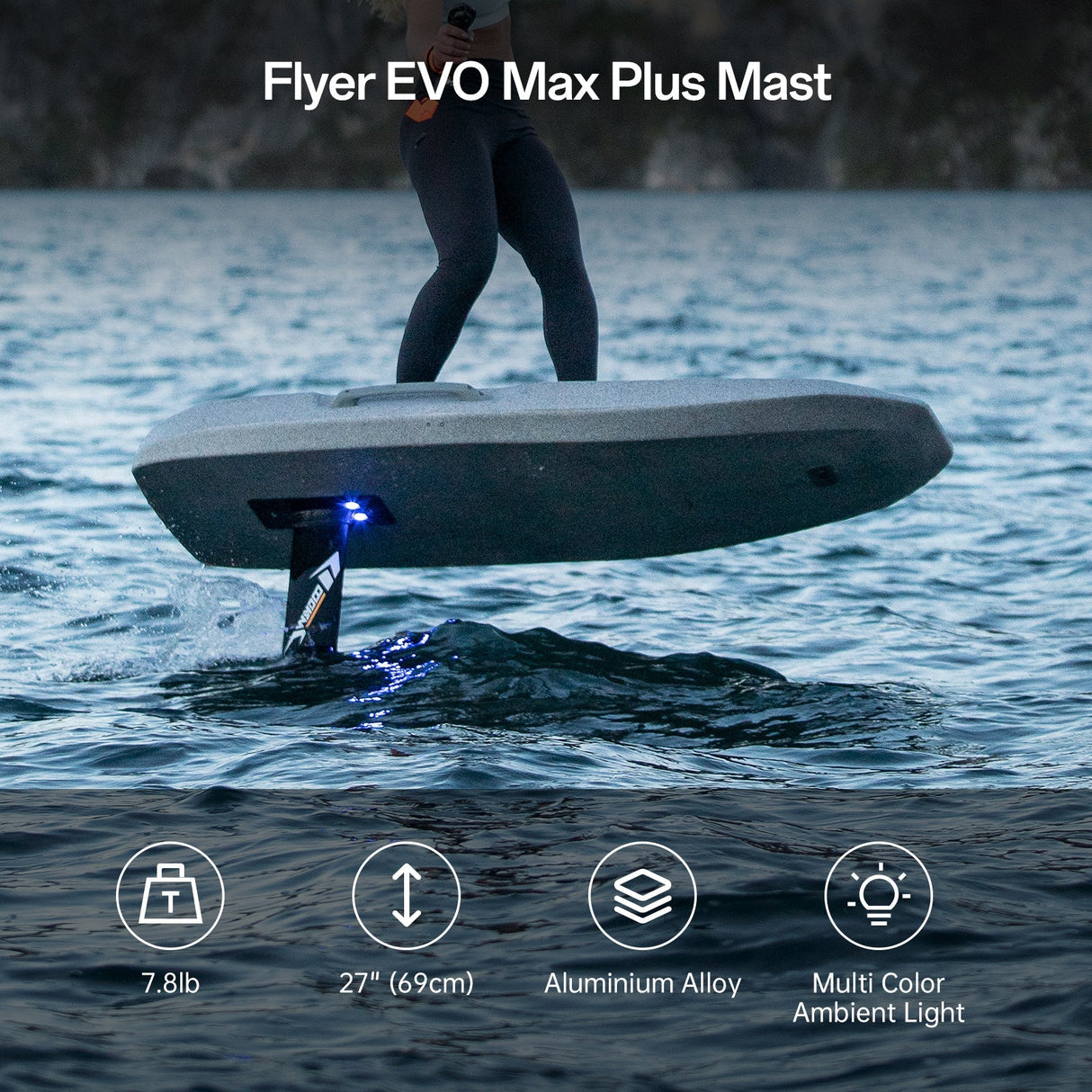 Waydoo Flyer EVO Max Plus diseño modular tabla eFoil más potente del catálogo