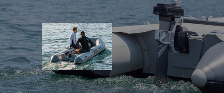 Convertidor motor fueraborda Waydoo instala propulsión eFoil en barco España